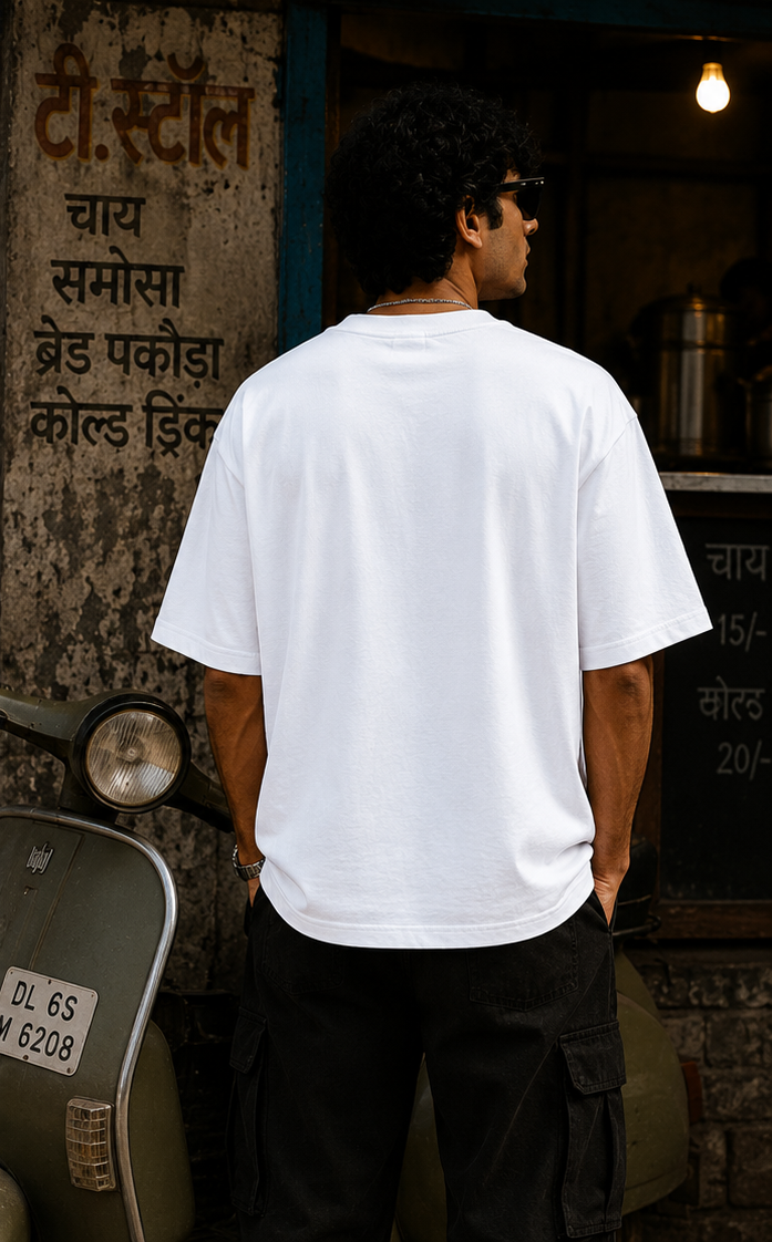 anti virus made in india oversized t shirt