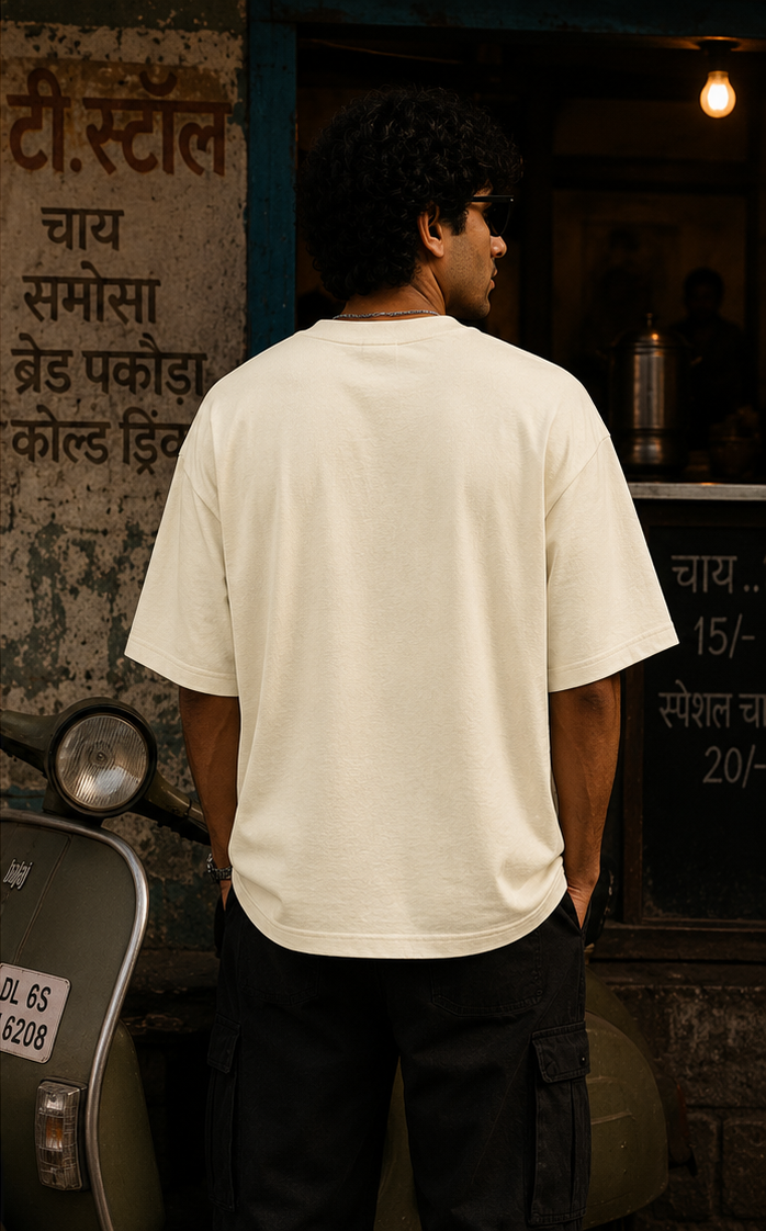 anti virus made in india oversized t shirt