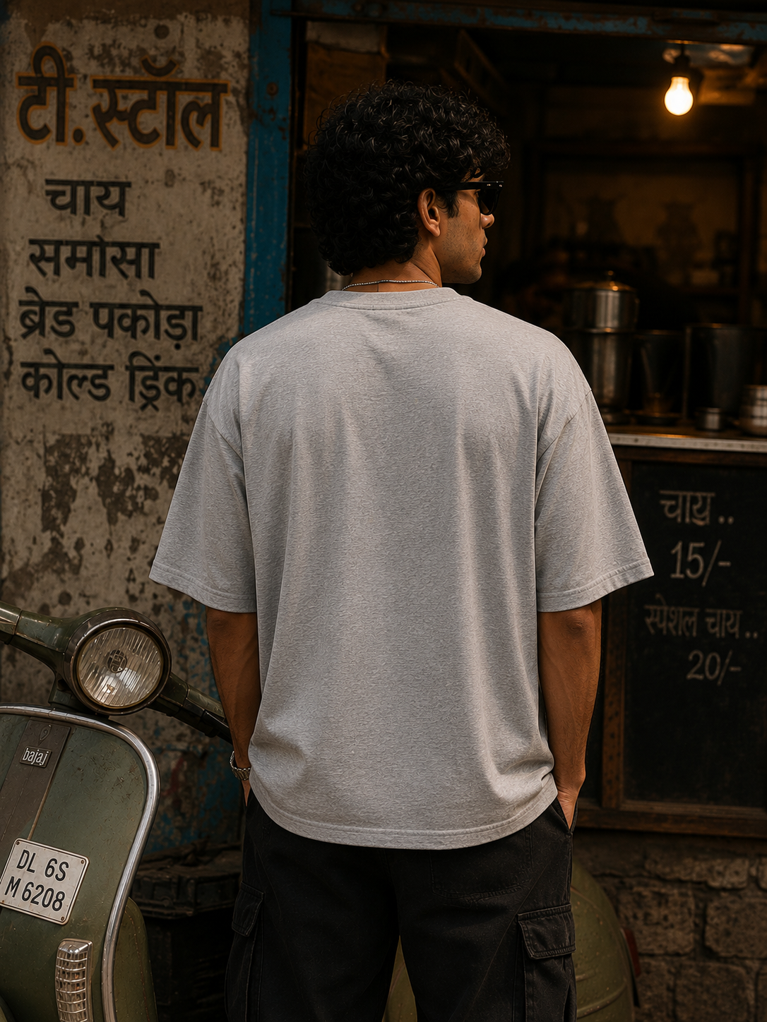 anti virus made in india oversized t shirt