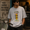 anti virus made in india oversized t shirt